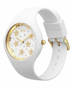 ICE-Watch Ice Flower Precious Small White Silicone Quartz Watch -RAY-BAN Online Store 841073050 3 720x928