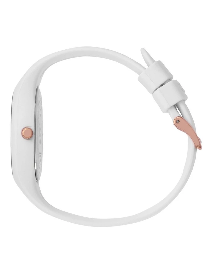 ICE-Watch Ice Flower Spring Small White Silicone Quartz Watch 4 ICE-Watch Ice Flower Spring Small White Silicone Quartz Watch - Image 4