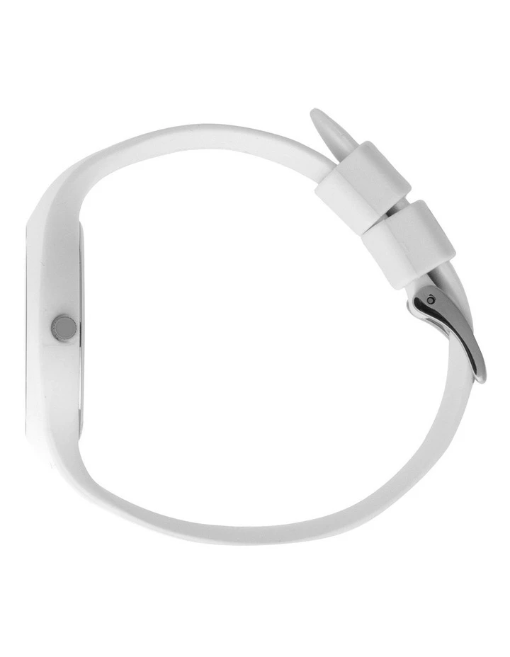 ICE-Watch Ice Lo White Medium Blue Silicone Quartz Watch 4 ICE-Watch Ice Lo White Medium Blue Silicone Quartz Watch - Image 4