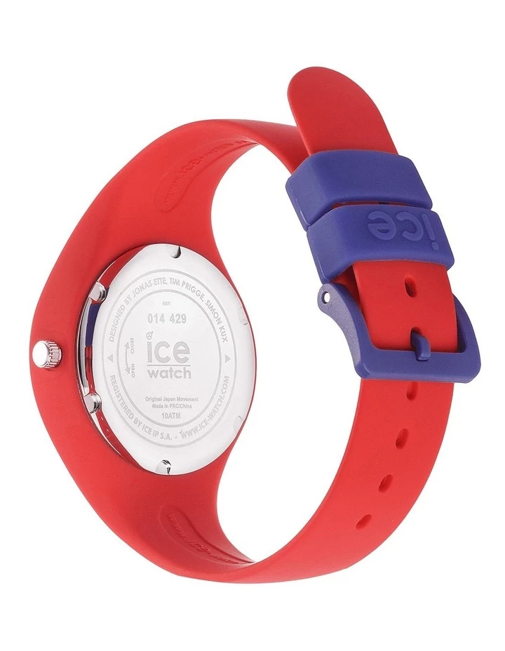 ICE-Watch Ice Ola Kids Circus Small Red Silicone Quartz Watch 5 ICE-Watch Ice Ola Kids Circus Small Red Silicone Quartz Watch - Image 5