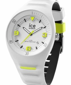 ICE-Watch Ice P. Leclercq Yellow Medium White Silicone Chronograph Watch