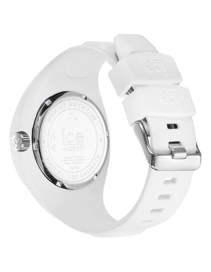 ICE-Watch Ice P. Leclercq Rainbow Medium White Silicone Chronograph Watch 4 ICE-Watch Ice P. Leclercq Rainbow Medium White Silicone Chronograph Watch - Image 4