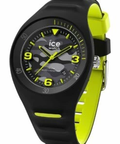 ICE-Watch Ice P. Leclercq Army Medium Black Silicone Chronograph Watch