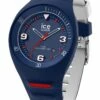 ICE-Watch Ice P. Leclercq Medium Blue Silicone Chronograph Watch