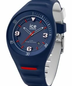 ICE-Watch Ice P. Leclercq Medium Blue Silicone Chronograph Watch