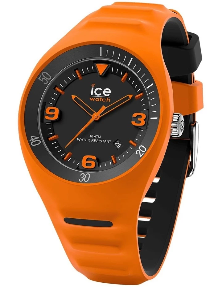 ICE-Watch Ice P. Leclercq Medium Orange Silicone Chronograph Watch 1 ICE-Watch Ice P. Leclercq Medium Orange Silicone Chronograph Watch