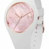 ICE-Watch Ice Pearl Pink Small White Silicone Quartz Watch