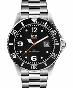 ICE-Watch Ice Steel Black Silver Medium Watch