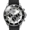 ICE-Watch Ice Steel Large Black Silicone Chronograph Watch