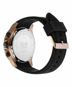 ICE-Watch Ice Steel Rose Gold Large Black Silicone Chronograph Watch -RAY-BAN Online Store 841081060 5 720x928