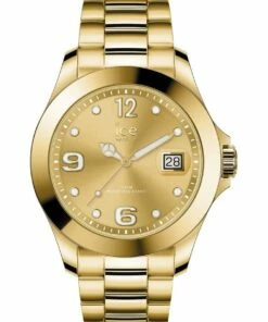 ICE-Watch Ice Steel ICE Steel Classic Medium Gold Silicone Quartz Watch