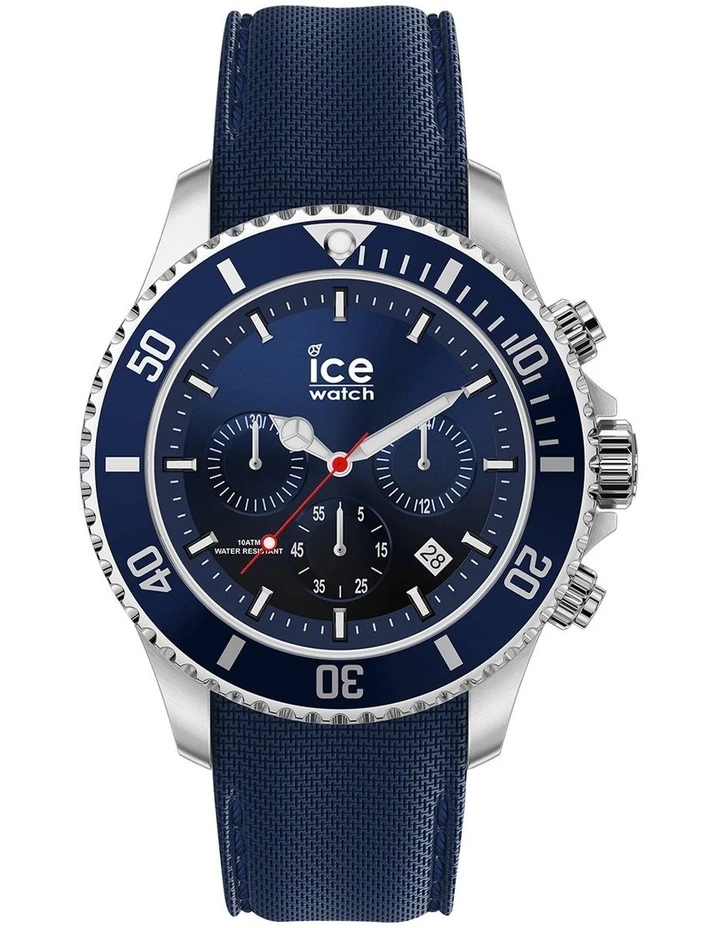 ICE-Watch Ice Steel Marine Medium Blue Silicone Quartz Watch 1 ICE-Watch Ice Steel Marine Medium Blue Silicone Quartz Watch