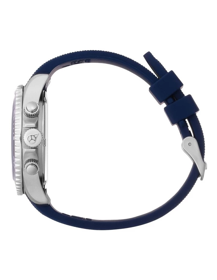 ICE-Watch Ice Steel Marine Medium Blue Silicone Quartz Watch 4 ICE-Watch Ice Steel Marine Medium Blue Silicone Quartz Watch - Image 4