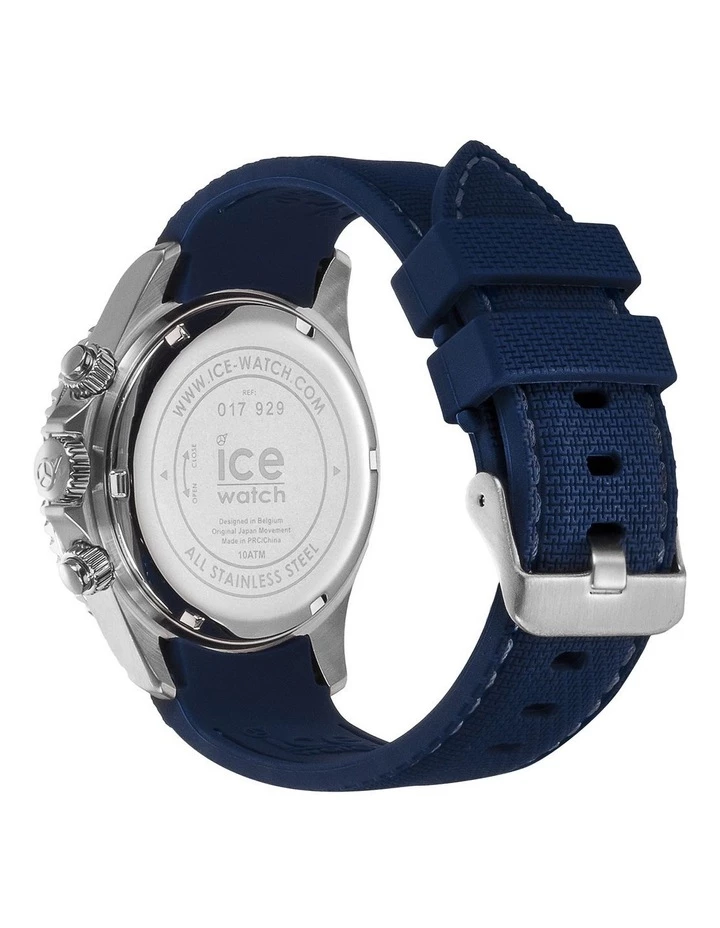 ICE-Watch Ice Steel Marine Medium Blue Silicone Quartz Watch 5 ICE-Watch Ice Steel Marine Medium Blue Silicone Quartz Watch - Image 5