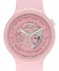 Swatch C-Pink Bioceramic Quartz Watch