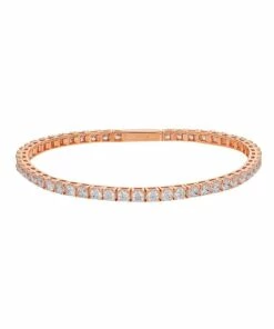 Georgini Selena 3Mm Tennis Bracelet Rose Gold
