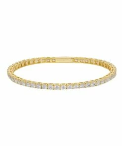 Georgini Selena 3mm Tennis Bracelet Gold