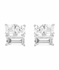 Georgini Thea Silver Stud Earrings