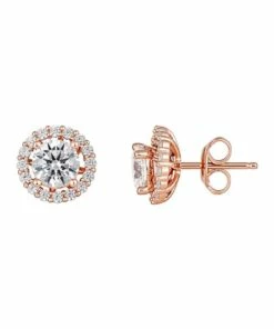 Georgini Heirloom Esteem Earrings Rose Gold