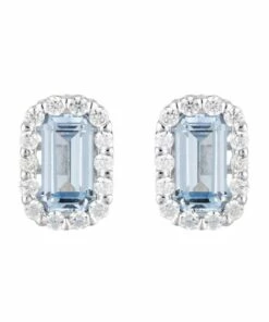 Georgini Paris Aquamarine Studs
