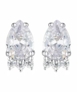 Georgini Silver Willow Silver Stud Earrings