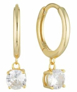 Georgini Bria Gold Hoop Earrings