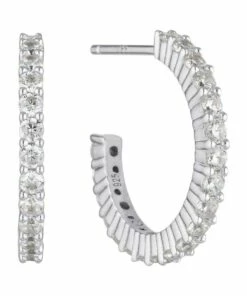 Georgini Ara 20mm Silver Hoop Earrings