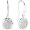 Georgini Lucent Hook Large Silver Drop Earrings