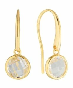 Georgini Lucent Hook Small Gold Drop Earrings
