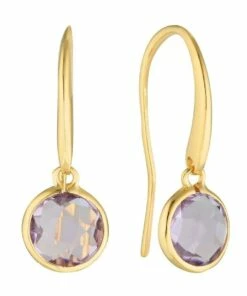 Georgini Lucent Amethyst Small Hook Earring