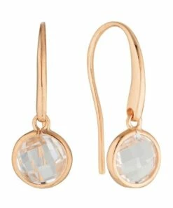 Georgini Lucent Rose Gold Small Hook Earring