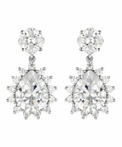 Georgini Luxe Velluto Silver Drop Earrings