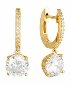 Georgini Luxe Regale Gold Huggie Earrings