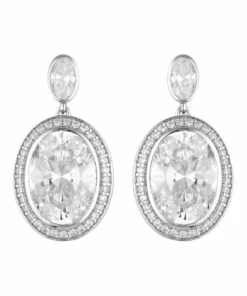 Georgini Luxe Grandenzza Silver Drop Earrings