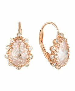 Georgini Luxe Oppulenza Rose Gold Huggie Earrings