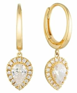 Georgini Luxe Splendore Gold Huggie Earrings