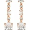 Georgini Luxe Lusso Rose Gold Drop Earrings