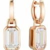 Georgini Luxe Sontuosa Rose Gold Huggie Earrings