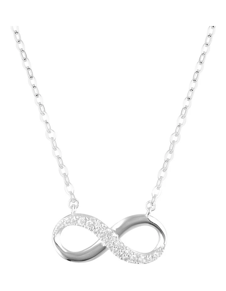 Georgini Forever Infinity Pendant Silver Necklace 1 Georgini Forever Infinity Pendant Silver Necklace