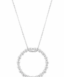 Georgini Circle Of Life Pendant Silver Necklace
