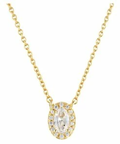 Georgini Aurora Glow Pendant Gold Necklace