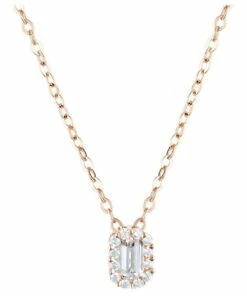 Georgini Paris Pendant Rose Gold Necklace