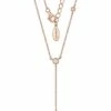 Georgini Heirloom Treasured Pendant Rose Gold Necklace