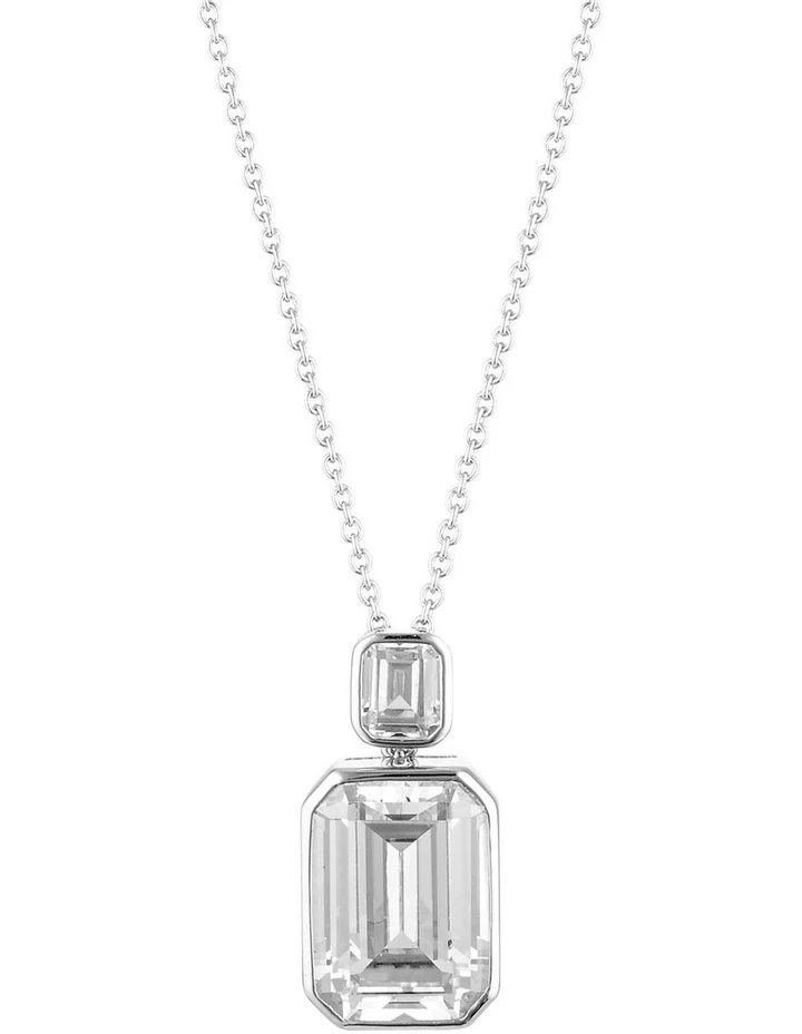 Georgini Luxe Sontuosa Pendant Silver Necklace 1 Georgini Luxe Sontuosa Pendant Silver Necklace