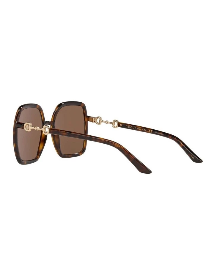GUCCI Tortoise Rectangle Sunglasses 0GC001516 1535963002 5 GUCCI Tortoise Rectangle Sunglasses 0GC001516 1535963002 - Image 5