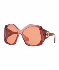 GUCCI Burgundy Round Sunglasses 0GC001503 1535973002