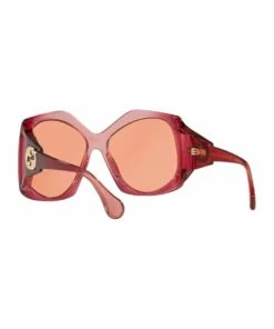 GUCCI Burgundy Round Sunglasses 0GC001503 1535973002 -RAY-BAN Online Store 843147730 6 720x928