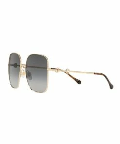 GUCCI Gold Rectangle Sunglasses 0GC001507 1535974001 -RAY-BAN Online Store 843147820 3 720x928