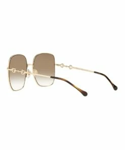 GUCCI Gold Rectangle Sunglasses 0GC001507 1535974002 -RAY-BAN Online Store 843147910 5 720x928