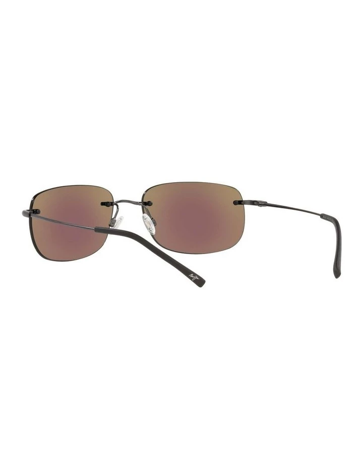 Maui Jim Ohai Polarised Gunmetal Rectangle Sunglasses 0MJ000670 1535856001 6 Maui Jim Ohai Polarised Gunmetal Rectangle Sunglasses 0MJ000670 1535856001 - Image 6